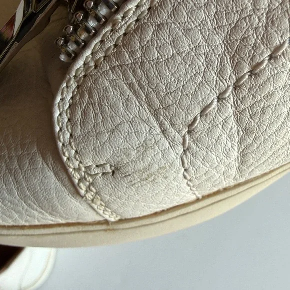 Frye Lena Zip low white sneakers women’s 8.5 - Picture 9 of 9